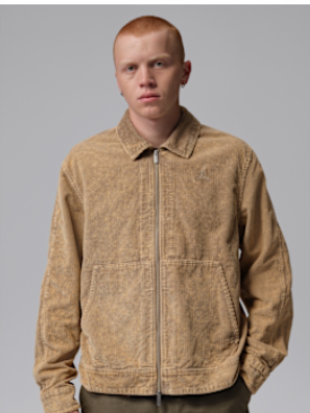Jordan Flight Corduroy Chore Jacket Men’s XL Khaki IF1825-247 Jumpman